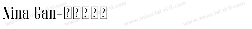 Nina Gan字体转换